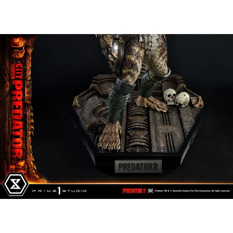 Predator 2 statuette Museum Masterline 1/3 City Hunter Predator 105 cm