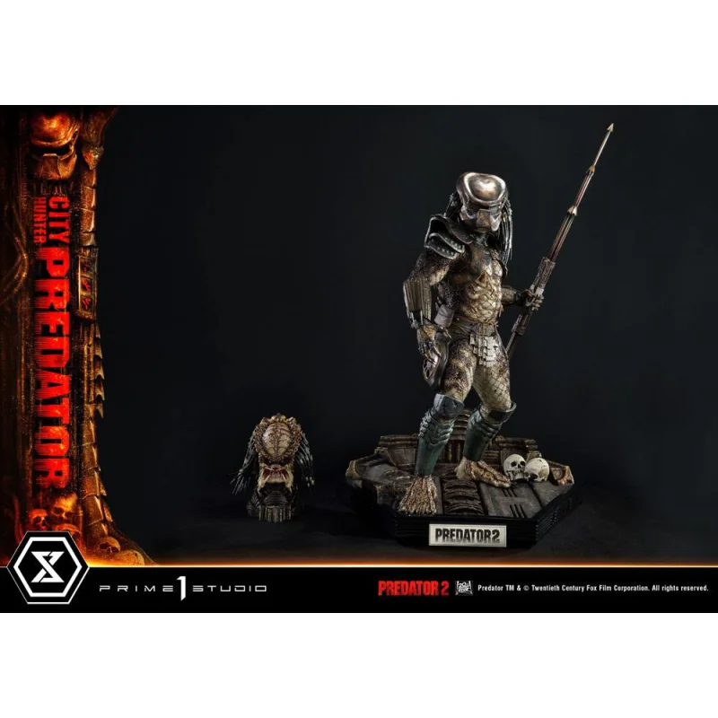 Predator 2 statuette Museum Masterline 1/3 City Hunter Predator 105 cm