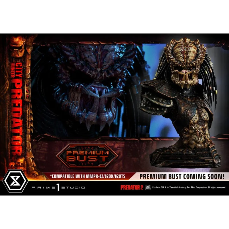 Predator 2 statuette Museum Masterline 1/3 City Hunter Predator 105 cm