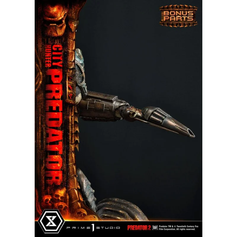 Predator 2 statuette Museum Masterline 1/3 City Hunter Predator Deluxe Bonus Version 105 cm