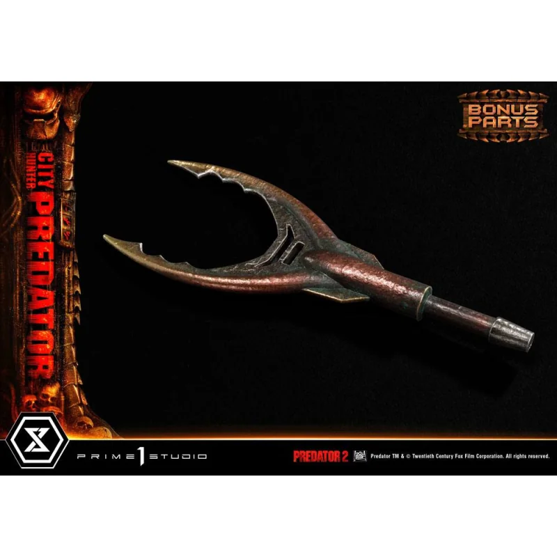 Predator 2 statuette Museum Masterline 1/3 City Hunter Predator Deluxe Bonus Version 105 cm