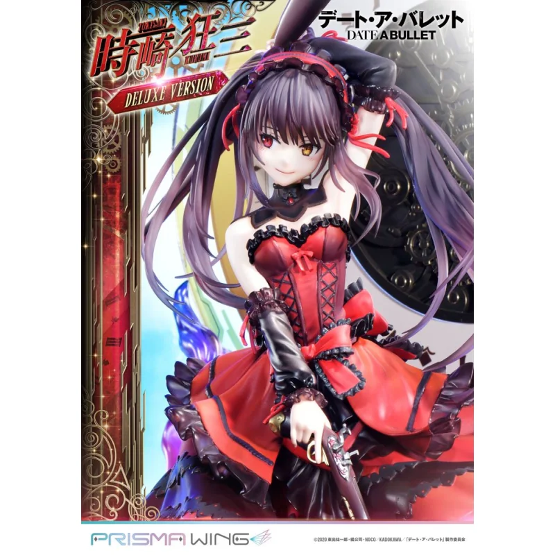 Date A Live Fragment: Date A Bullet statuette PVC 1/7 Prisma Wing Kurumi Tokisaki Deluxe Version 37 cm