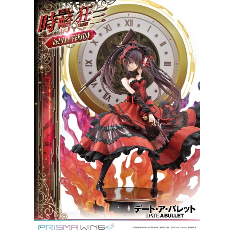 Date A Live Fragment: Date A Bullet statuette PVC 1/7 Prisma Wing Kurumi Tokisaki Deluxe Version 37 cm