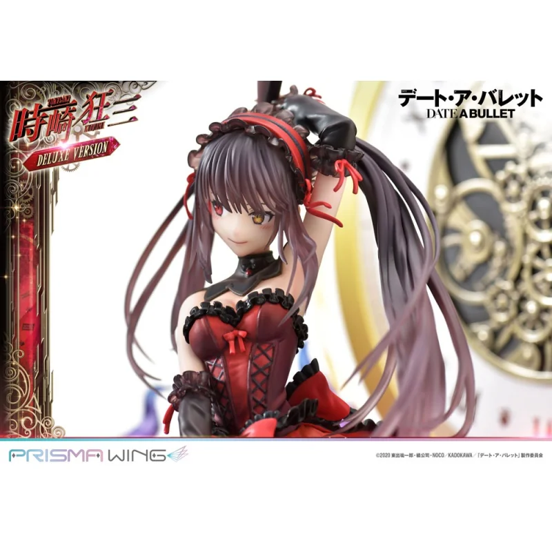 Date A Live Fragment: Date A Bullet statuette PVC 1/7 Prisma Wing Kurumi Tokisaki Deluxe Version 37 cm