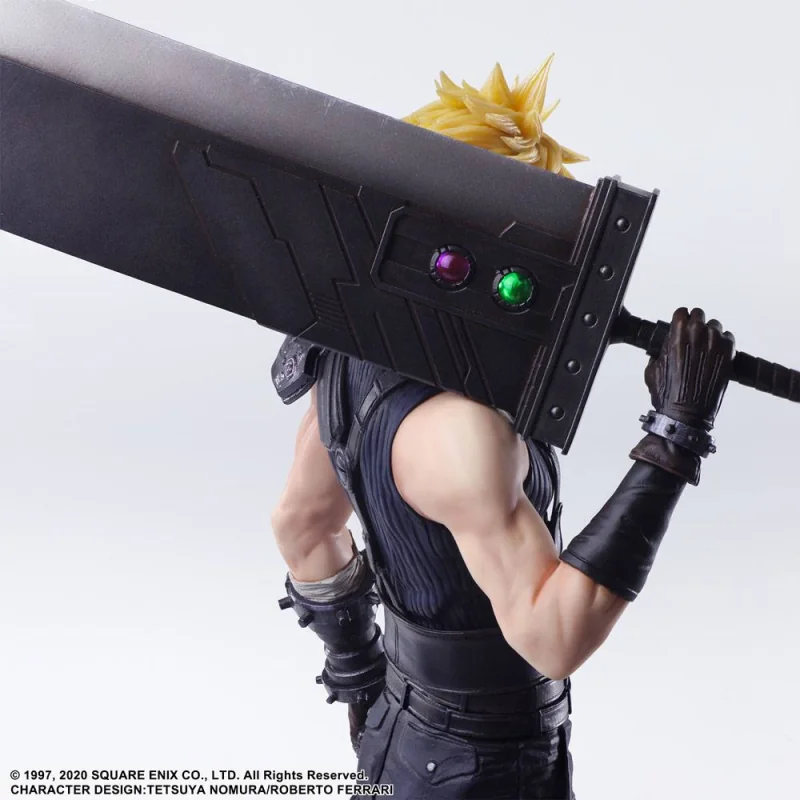 Final Fantasy VII Remake Static Arts Gallery statuette Cloud Strife 26 cm