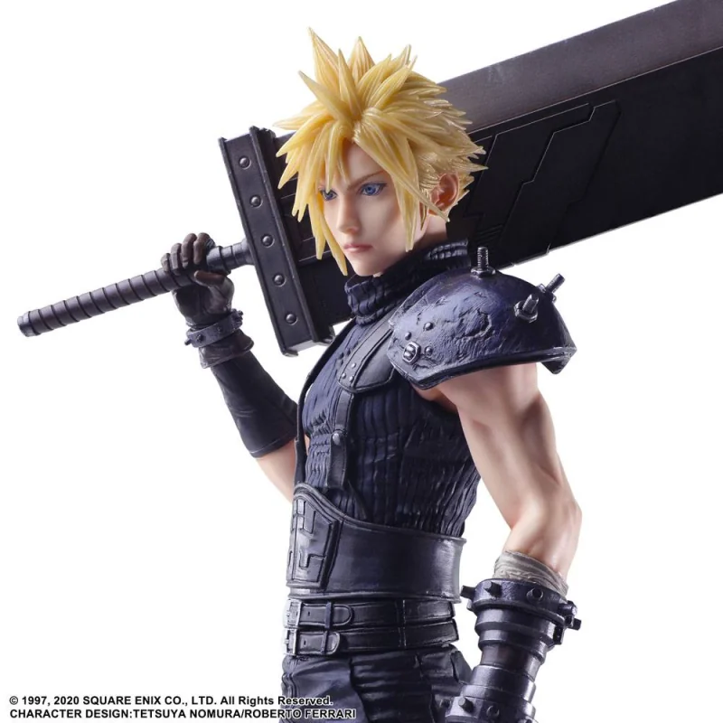 Final Fantasy VII Remake Static Arts Gallery statuette Cloud Strife 26 cm