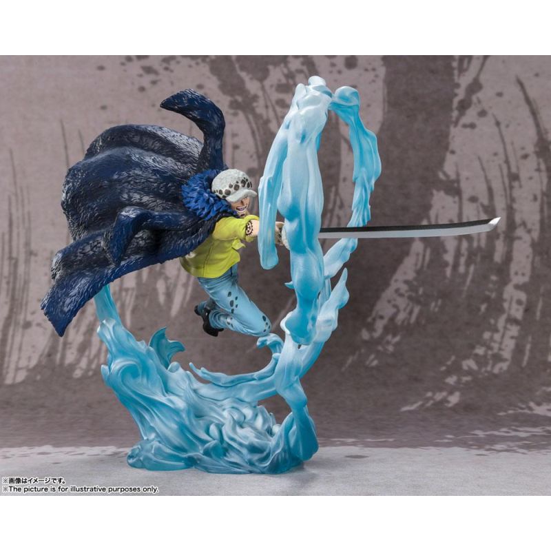 One Piece Figuarts Zero Trafalgar Law Battle Monster Onigashima 24cm