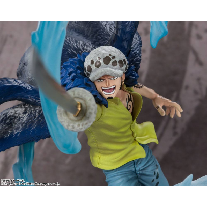 One Piece Figuarts Zero Trafalgar Law Battle Monster Onigashima 24cm