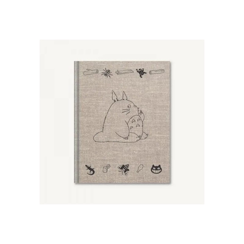 CAHIER DE CROQUIS À COUVERTURE EN TISSU TOTORO