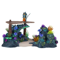 Avatar : La Voie de l'eau figurines Metkayina Reef with Tonowari and Ronal