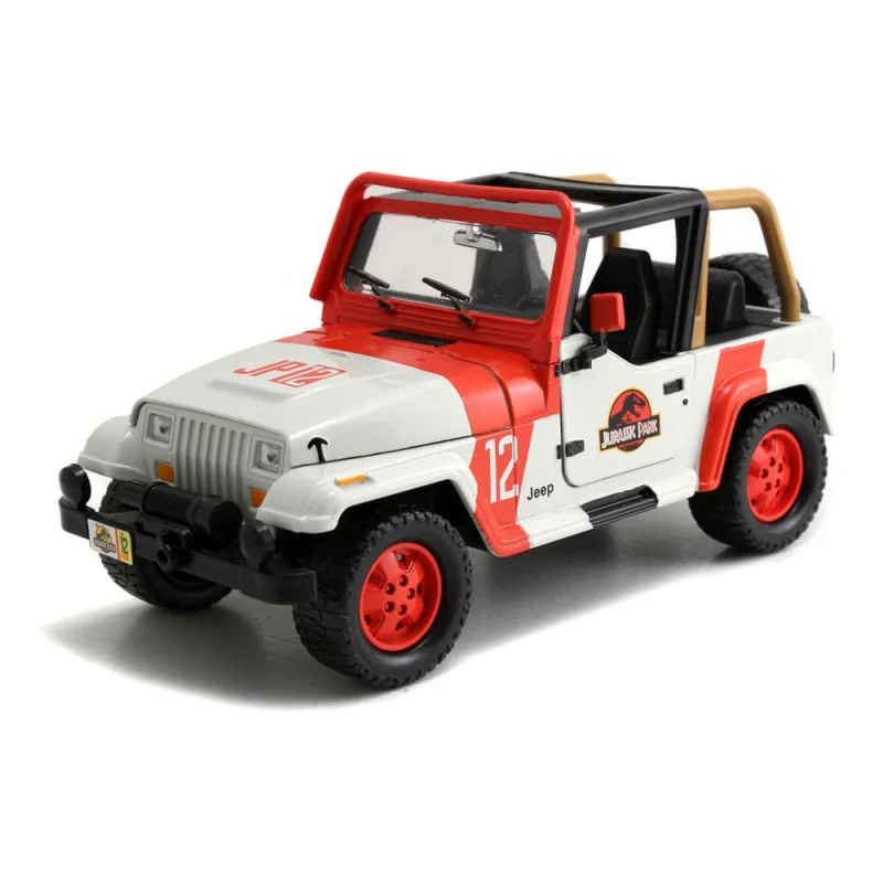 Jurassic Park : Jeep Wrangler Véhicule à l'échelle 1:24