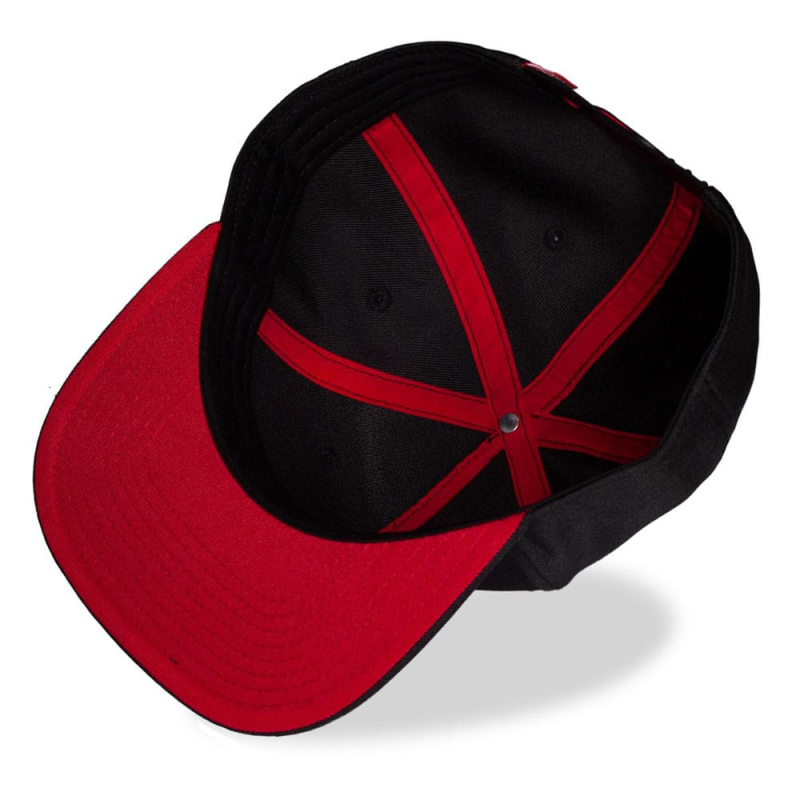 Casquette snapback rouge et noire Marvel: Spider-Man