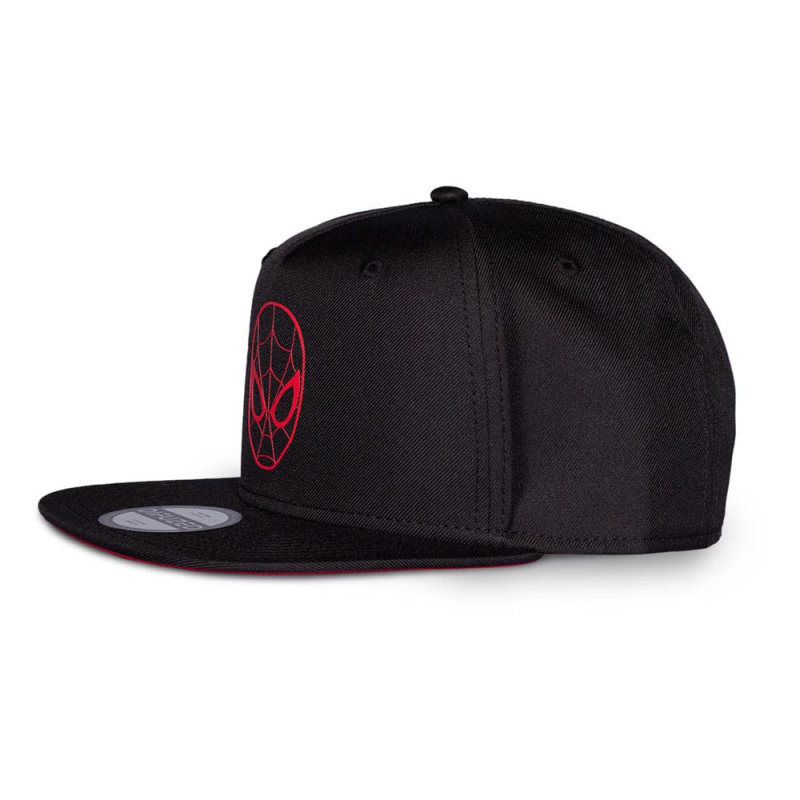 Casquette snapback rouge et noire Marvel: Spider-Man