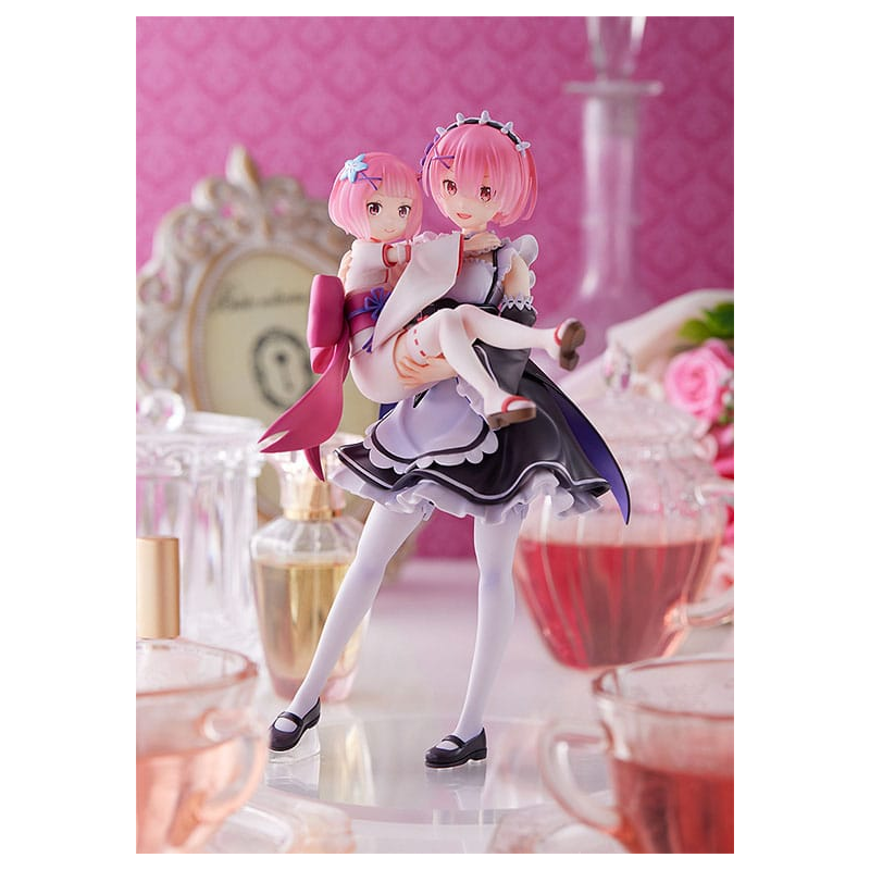 Re:Zero Starting Life in Another World Ram & Childhood Ram 23 cm