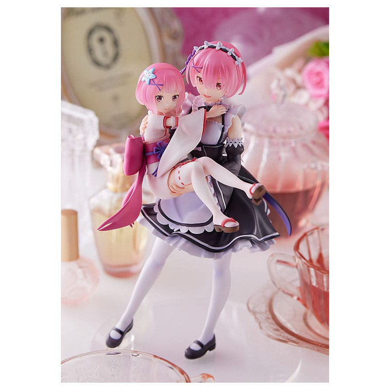 Re:Zero Starting Life in Another World Ram & Childhood Ram 23 cm