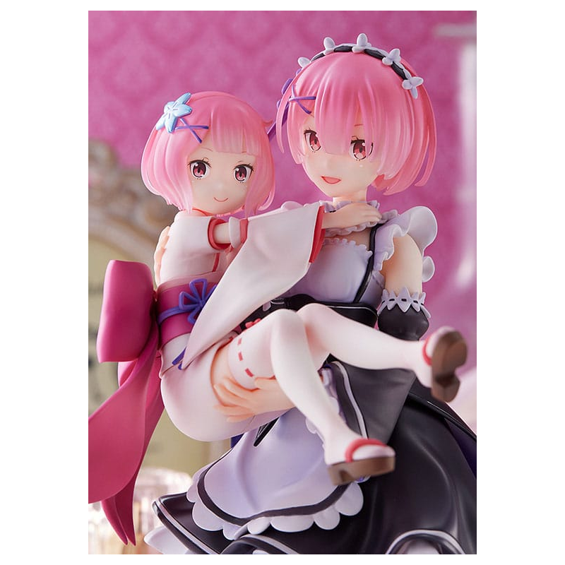 Re:Zero Starting Life in Another World Ram & Childhood Ram 23 cm