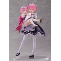 Re:Zero Starting Life in Another World Ram & Childhood Ram 23 cm