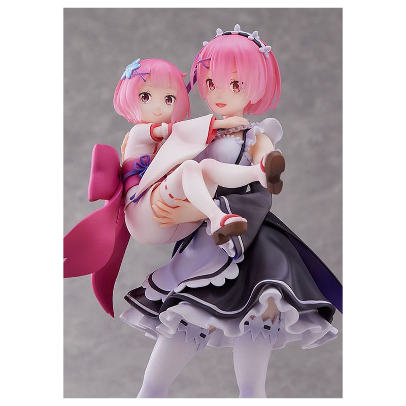 Re:Zero Starting Life in Another World Ram & Childhood Ram 23 cm