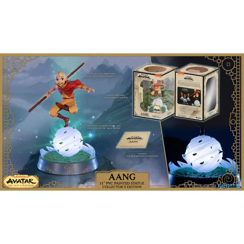 Avatar The Last Airbender - Aang 11” Collector Edition Painted Statue