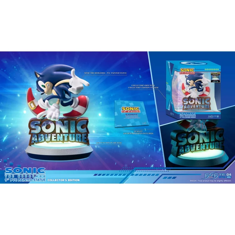 Sonic Adventure Sonic the Hedgehog Collector's Edition 23 cm