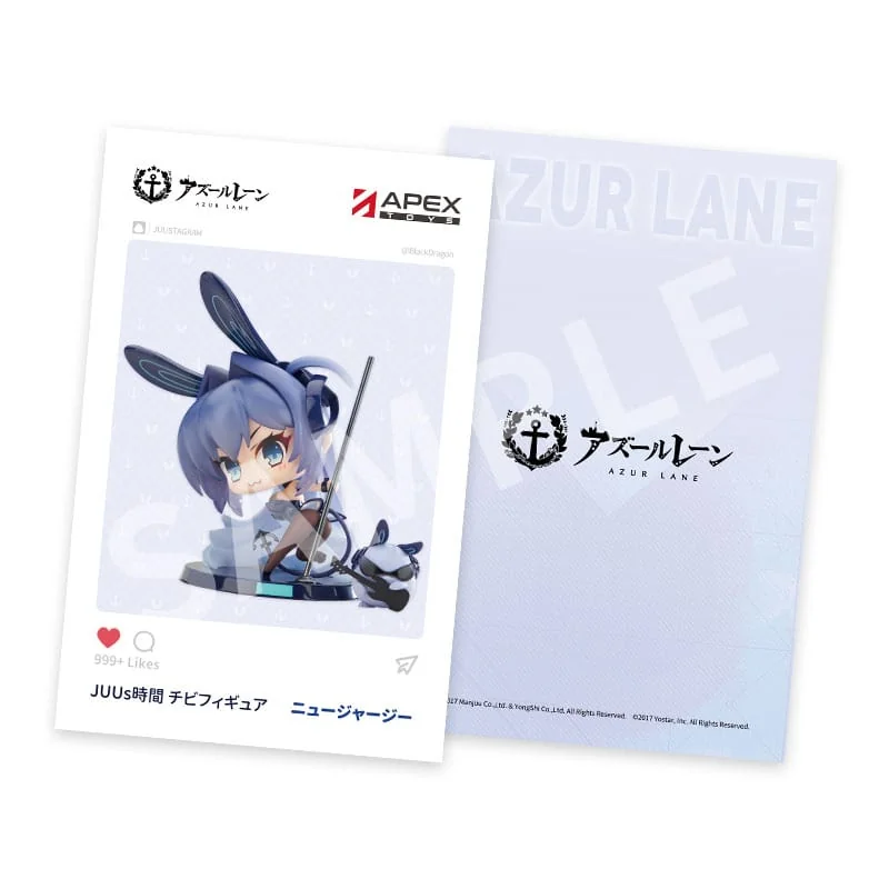 Azur Lane Deformed JUUs Time Chibi New Jersey 8 cm