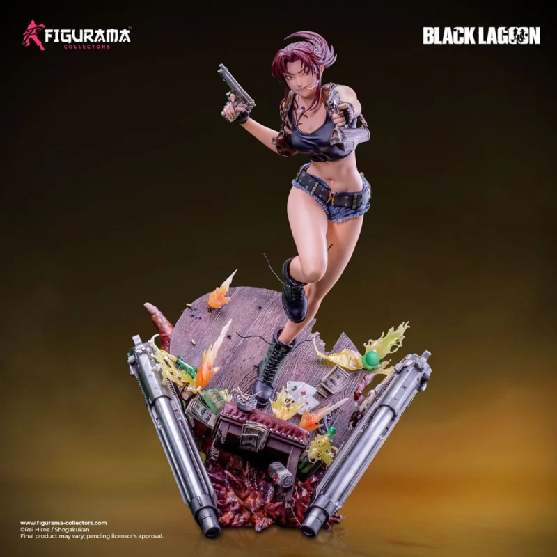 Black Lagoon statuette Elite Exclusive 1/4 Revy 53 cm