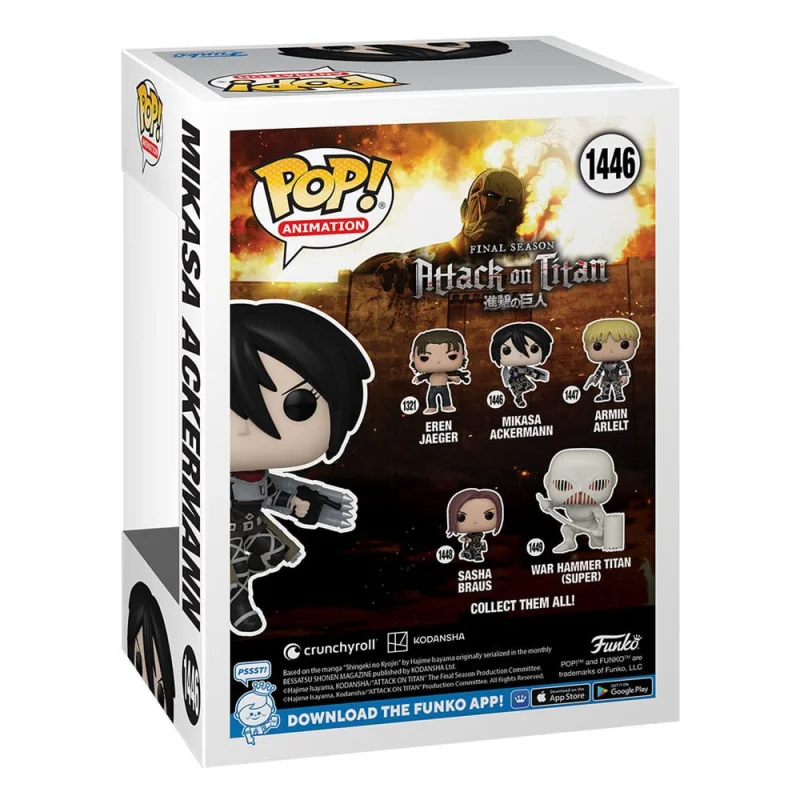 Attack on Titan Season 5 - POP Animation N° 1446 - Mikasa Ackerman