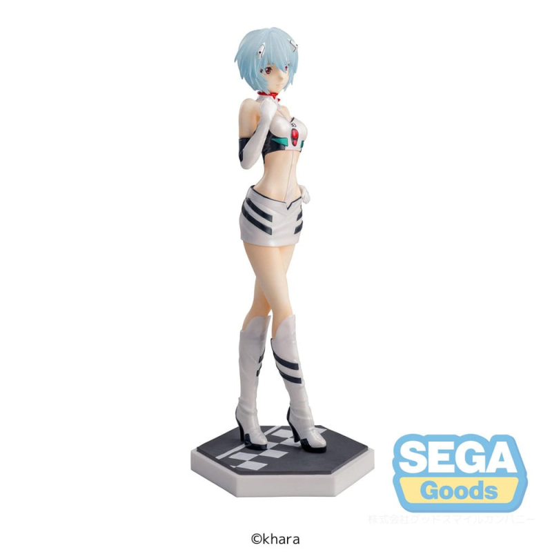 Evangelion statuette Luminasta PVC Evangelion Racing Rei Ayanami Pit Walk 21 cm