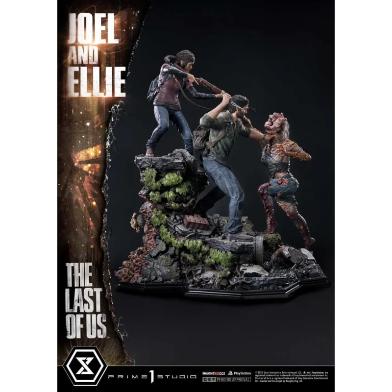 THE LAST OF US - Joel & Ellie - Statuette Premium Masterline 73cm