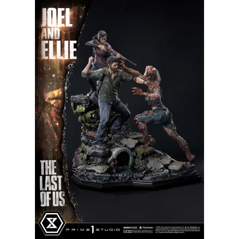 THE LAST OF US - Joel & Ellie - Statuette Premium Masterline 73cm