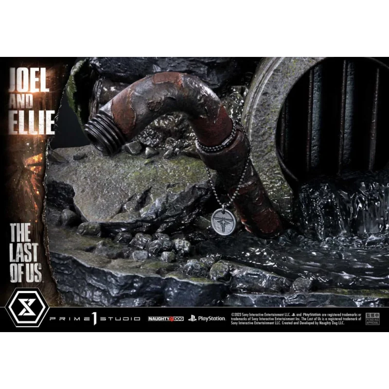 THE LAST OF US - Joel & Ellie - Statuette Premium Masterline 73cm