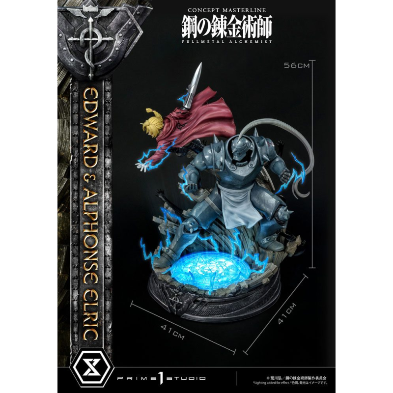 Fullmetal Alchemist statuette 1/6 Edward & Alphonse Elric 56 cm