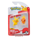 Pokémon pack 2 figurines First Partner Battle Figure Set Poussifeu & Pikachu 10