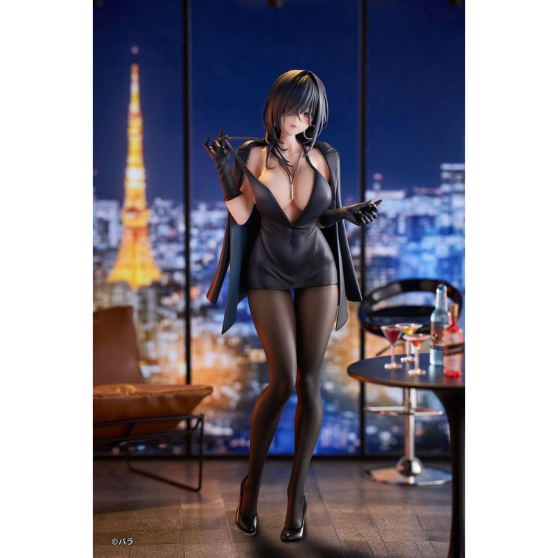 Original Character statuette PVC 1/6 Ishimi Yokoyama Black One-piece Dress Ver. illustration by Bara 28 cm