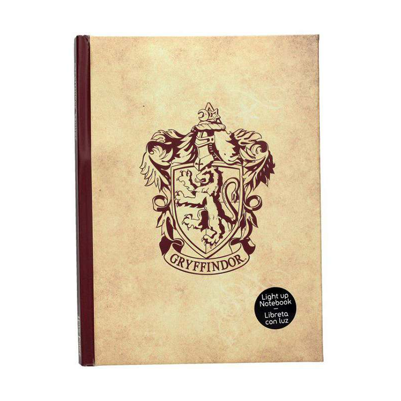 Harry Potter cahier lumineux Gryffindor