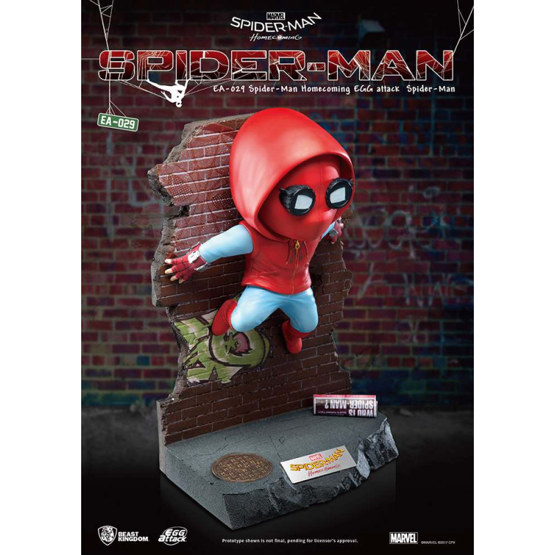 Spider-Man Homecoming statuette Egg Attack Spider-Man 32 cm