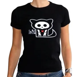 SKELANIMALS - T-Shirt KIT Femme Black Basic 