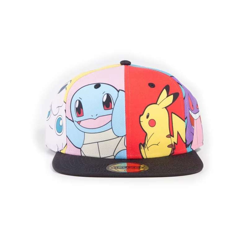 Pokemon: Casquette Snapback Multi Pop Art