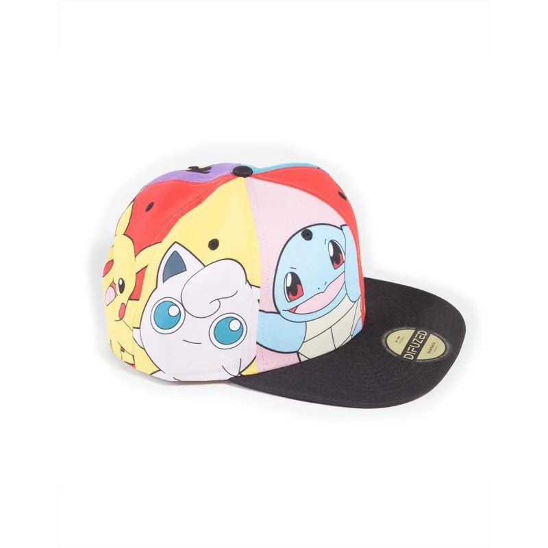 Pokemon: Casquette Snapback Multi Pop Art