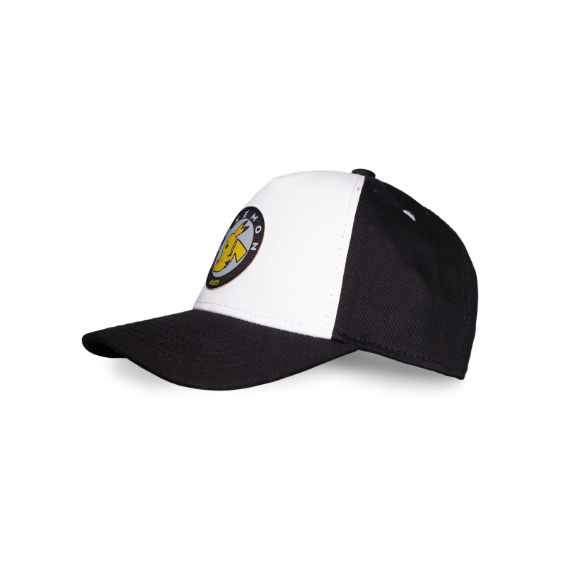 Pokemon : Pikachu Casquette Ajustable Noir et Blanc