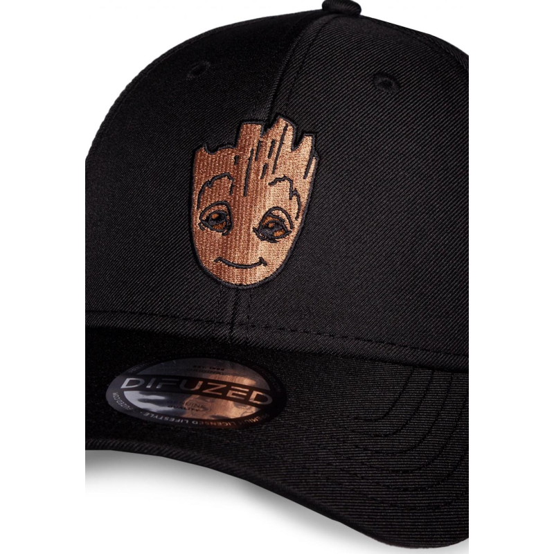 Marvel : Les Gardiens de la Galaxie - Casquette réglable noire Groot