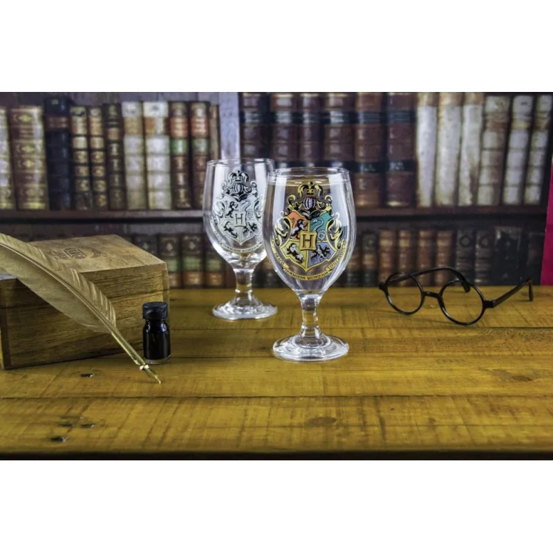 Harry Potter verre changeant de couleur Poudlard