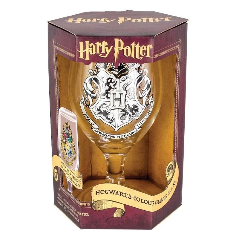 Harry Potter verre changeant de couleur Poudlard