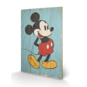 DISNEY - Mickey Mouse Retro - Impression sur bois 40x59cm REPROD