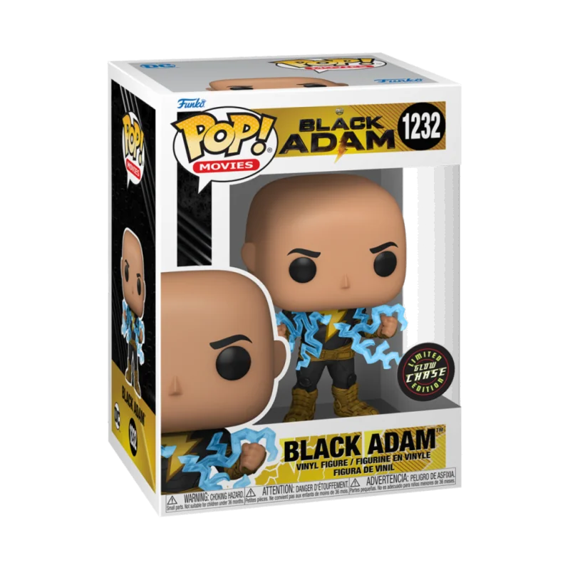 Black Adam Pop Black Adam w/Glow Chase