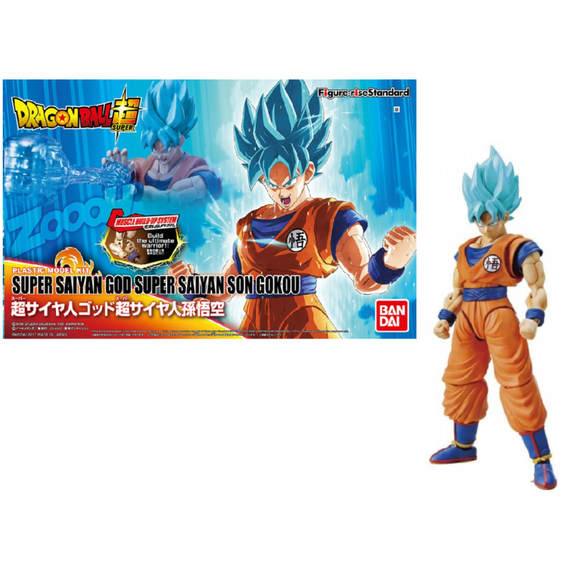 DBZ Maquette Figure-Rise Super Saiyan God Super Saiyan Son Goku 14cm