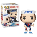 Stranger Things POP! Figurine TV en vinyle Steve avec chapeau et glace 9 cm