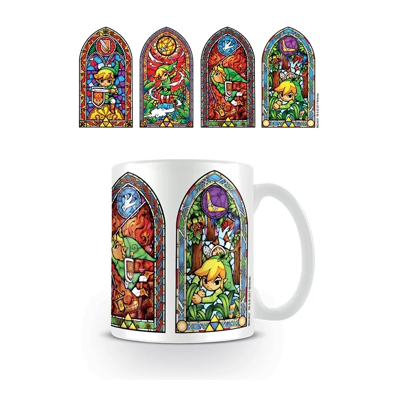 Legend of Zelda mug Stained Glass