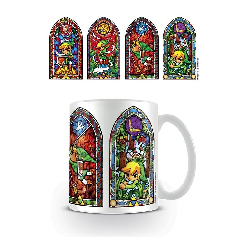 Legend of Zelda mug Stained Glass