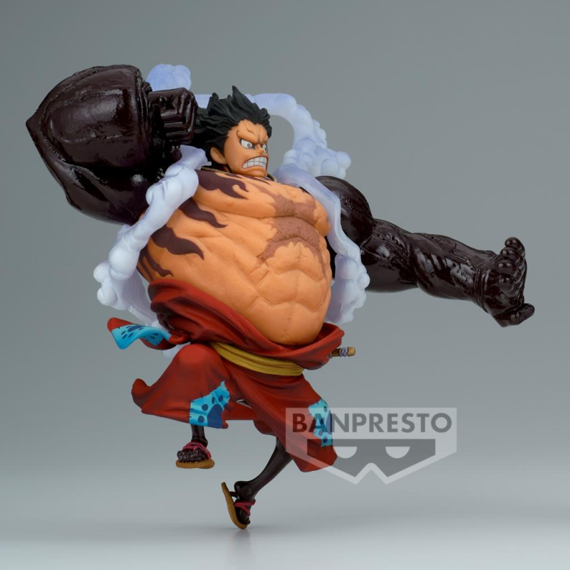 ONE PIECE - Figurine Luffy Gear 4th Bounce-Man - King Of Artist 13cm